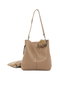 Zoozie Bags Bolso Bandolera Midi Visón con Flecos